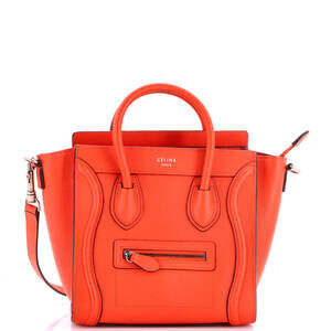 Celine Nano Luggage Bag Grainy Leather